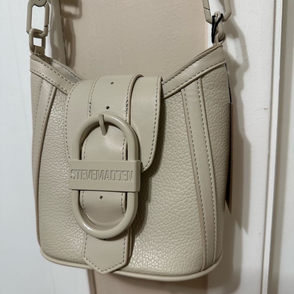 Steve Madden Cream Shoulder Bag